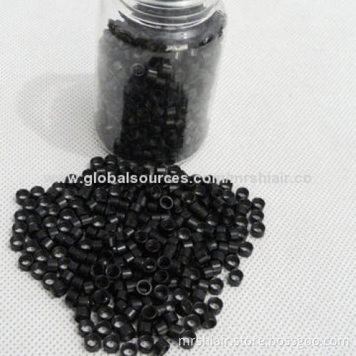 4.5mm 3.0mm Scrow micro ring black brown blonde color for I tip hair extensions tools